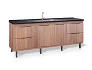 GABINETE DE COZINHA ELITE 1,94 FREIJO/FREIJO LOCATT