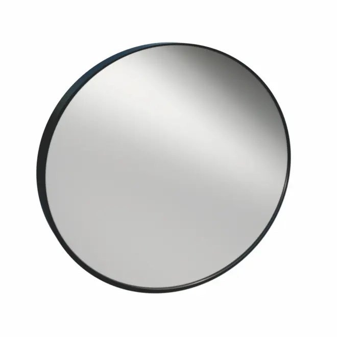 ESPELHO REDONDO PERFIL 48 BLACK 1510 CRISMETAL