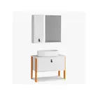 KIT TOUCADOR MARIANA 60CM BRANCO DARABAS
