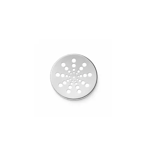 Grelha Redonda Inox Cromada sem fecho 10cm Estilmax
