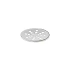 Grelha Redonda Inox Cromada sem fecho 10cm Estilmax