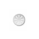 Grelha Redonda Inox Cromada sem fecho 10cm Estilmax