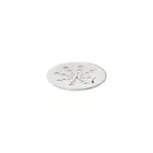 Grelha Redonda Inox Cromada Rotativa 10cm Estilmax