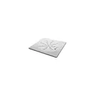 Grelha Quadrada Inox Cromada Rotativa 10cm Estilmax