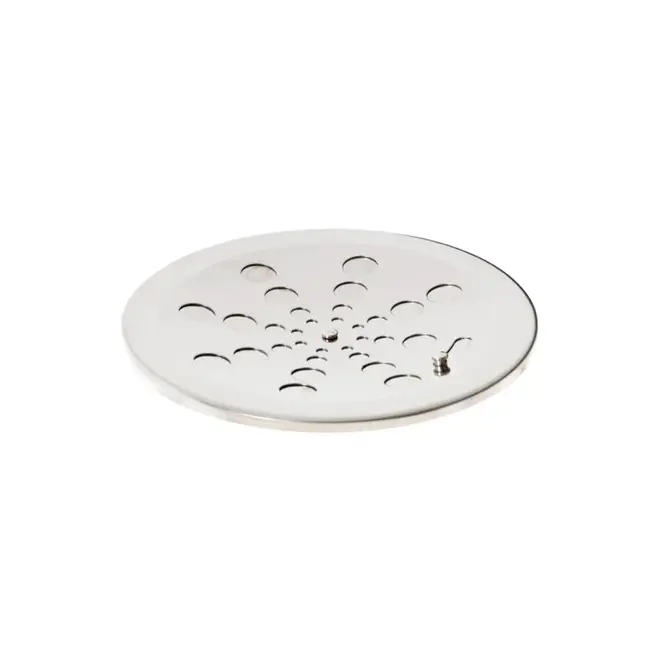 Grelha Redondo Inox Cromada Rotativa 15cm Estilmax
