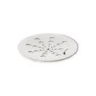 Grelha Redondo Inox Cromada Rotativa 15cm Estilmax