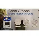 Efeito Granos Pedra Espessa Base 22kg Coral