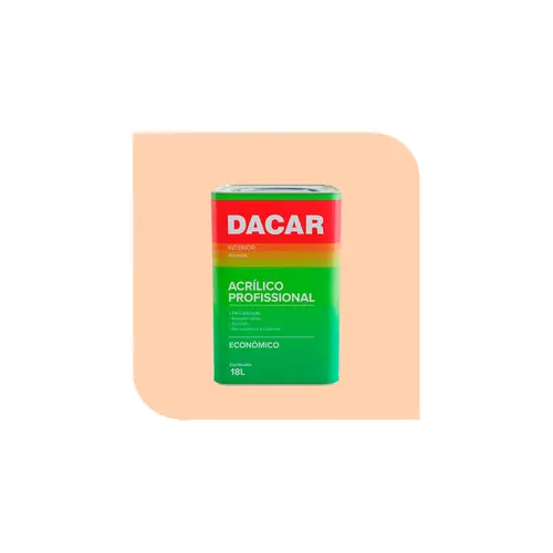 Tinta Acrílica Profissional 18L Pêssego Dacar