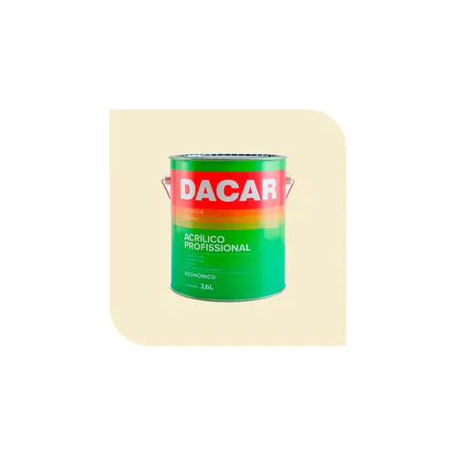 Tinta Acrílica Profissional 3,6L Bianco Sereno Dacar