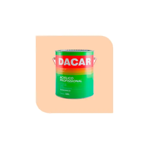 Tinta Acrílica Profissional 3,6L Pêssego Dacar