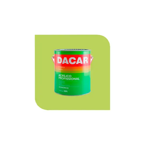 Tinta Acrílica Profissional 3,6L Verde Tropical Dacar