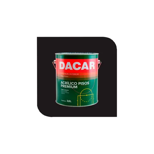 Tinta para Piso 3,6l Preto Dacar