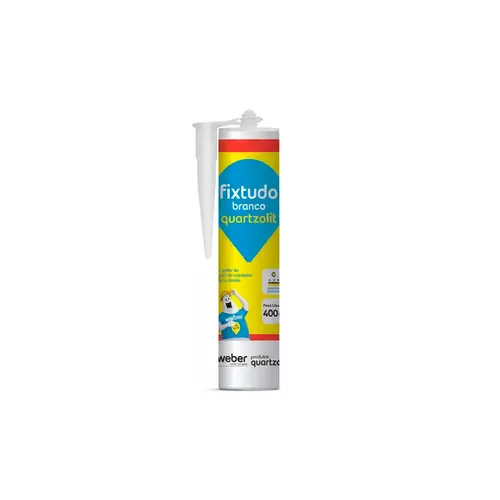 Adesivo Selante Fix tudo Branco 400g Quartzolit