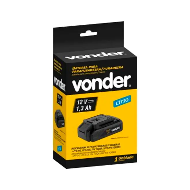 BATERIA 12V LITIO PARA PARAFUSADEIRA PF012 VONDER