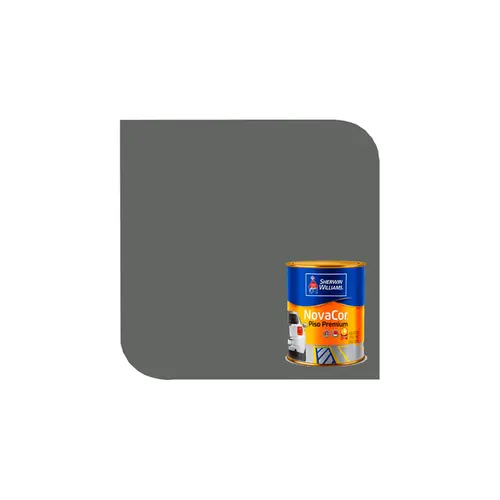 Tinta Novacor Piso 0,9L Cinza Chumbo Sherwin