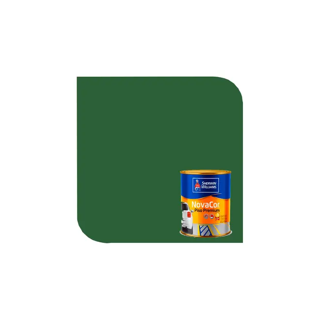 Tinta Novacor Piso 0,9L Verde Sherwin
