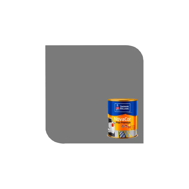Tinta Novacor Piso 0,9L Cinza Sherwin