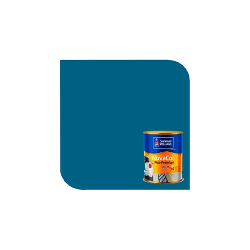 Tinta Novacor Piso 0,9L Azul Sherwin