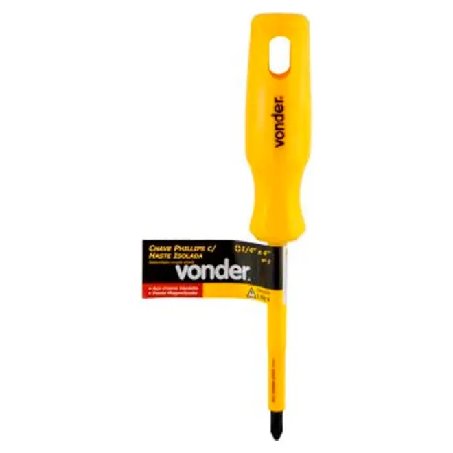 CHAVE PHILLIPS 1/4 X 4" CRV ISOLADO VONDER