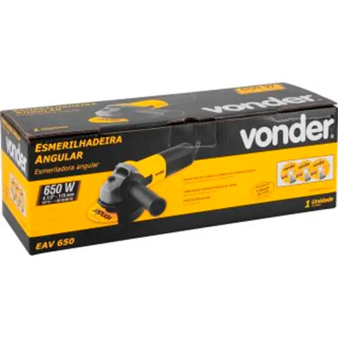 ESMERILHADEIRA 4.1/2" EAV650 127V VONDER