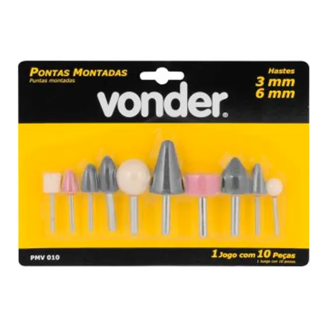 JG PONTA MONTADA 10PC VONDER