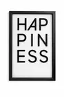 QUADRO DECOR 28X40 FRASES HAPPINNESS SINAL