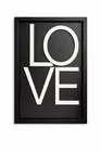 QUADRO DECOR 28X40 FRASES LOVE SINAL