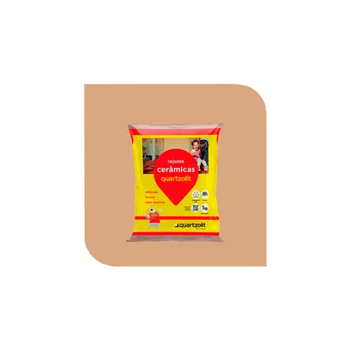 Rejunte Flexível Caramelo 1kg Quartzolit