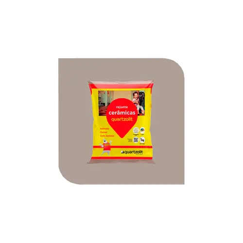 Rejunte Flexível Cinza Outono 1kg Quartzolit