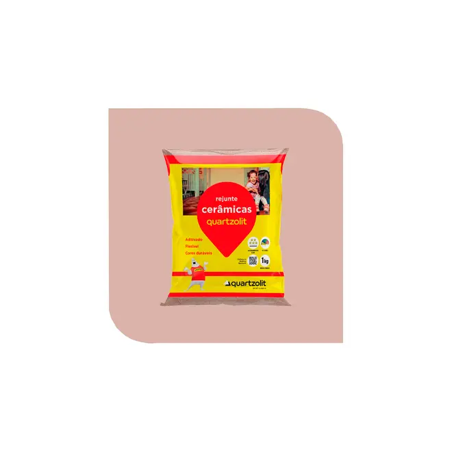 Rejunte Flexível Marrom Tabaco 1kg Quartzolit