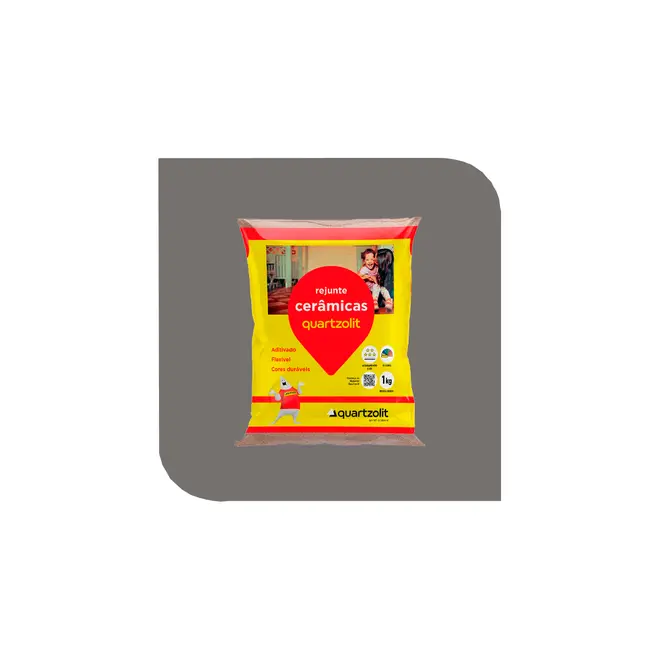 Rejunte Flexível Preto Grafite 1kg Quartzolit