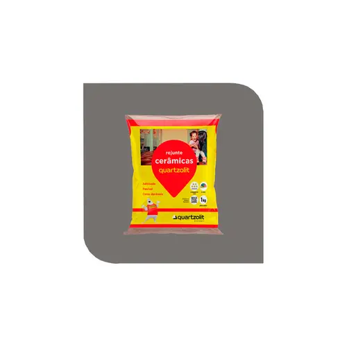 Rejunte Flexível Preto Grafite 1kg Quartzolit