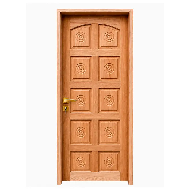 Porta de Madeira Torneada Cedro 10 82cm Esquerda B-11 Sidney