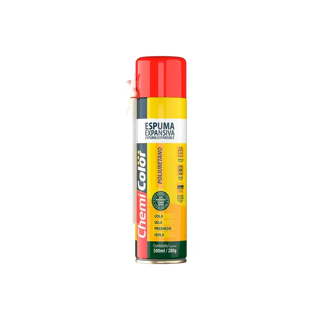 Espuma Expansiva 500ml 280g Chemicolor
