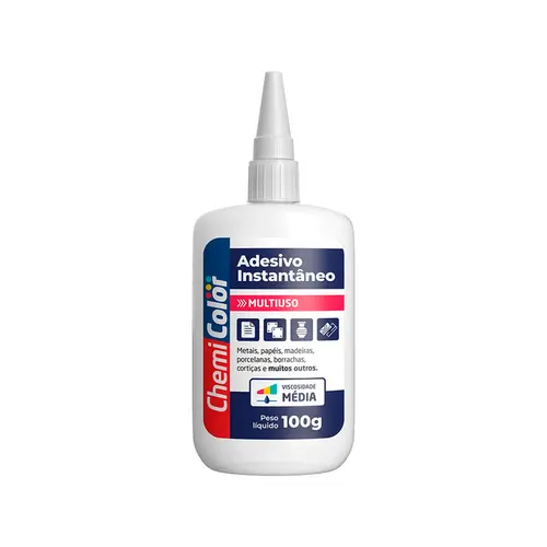 Adesivo Instantâneo Multiuso 100g Chemicolor
