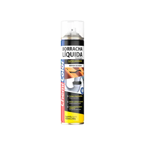 Spray Borracha Liquida transparente 400ml Chemicolor