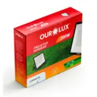 REFLETOR LED SLIM 200W PRETO 6500K BIV OUROLUX