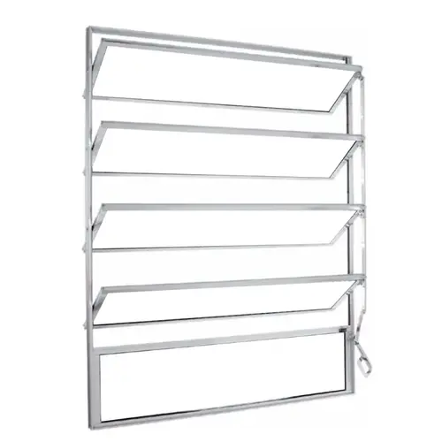 Basculante Aluminio Brilhante 100x100 Lux