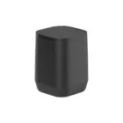 LIXEIRA PISO/PAREDE 6L PRETO AURA OU