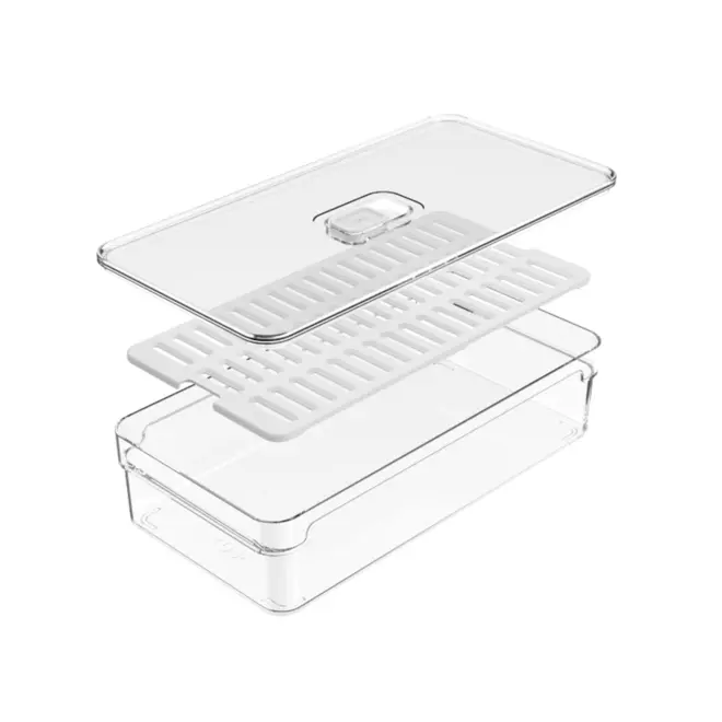ORGANIZADOR DE GELADEIRA 2,8L 200 NATURAL CLEAR FRESH OU