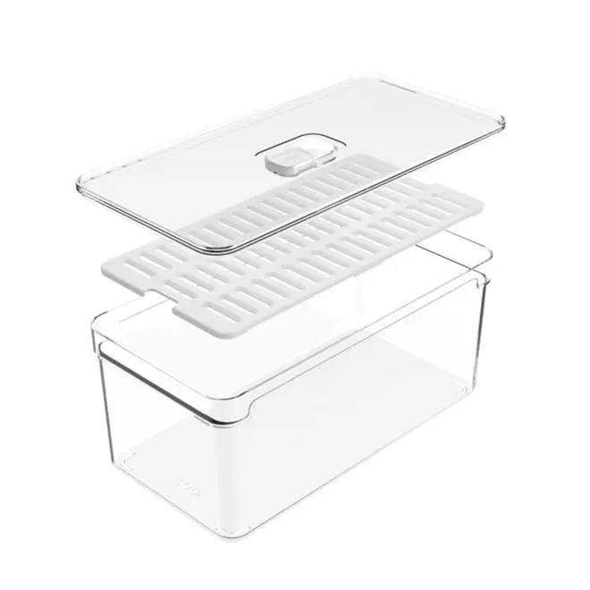 ORGANIZADOR DE GELADEIRA 5,0L 300 NATURAL CLEAR FRESH OU