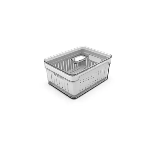 ORGANIZADOR DE GELADEIRA COM CESTO 2,2L 450 NATURAL CLEAR FRESH OU