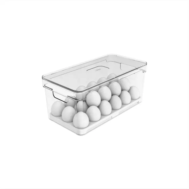 ORGANIZADOR DE OVOS 36UN 150 NATURAL CLEAR FRESH OU