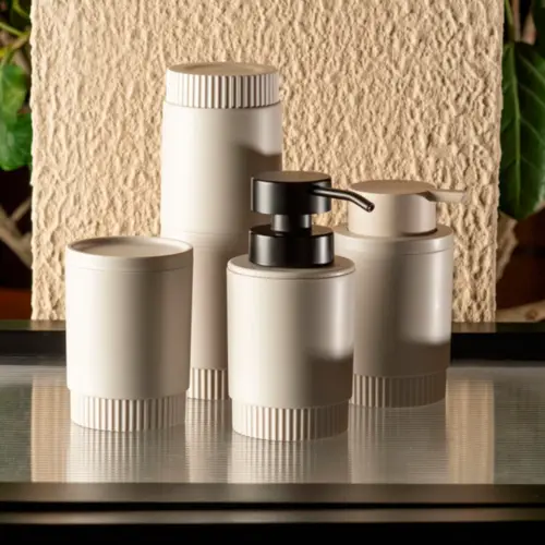 PORTA SABONETE LIQ 300ML 200 BEGE DORICA OU