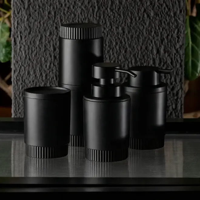 PORTA SABONETE LIQ 300ML 200 PRETO DORICA OU