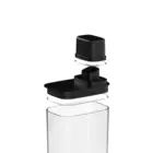 POTE HERMETICO COM MEDIDOR 1,5L PRETO DROP OU