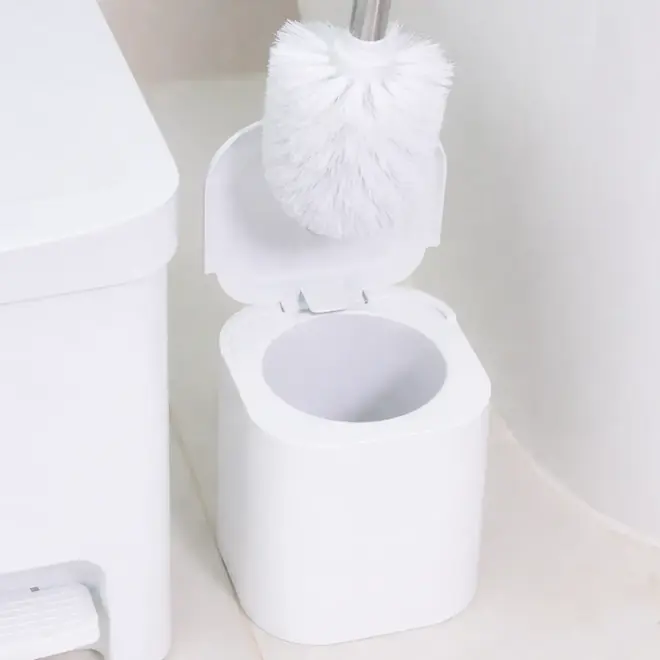 ESCOVA SANITARIA 900 BRANCO DUAL OU