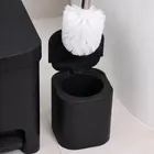 ESCOVA SANITARIA 900 PRETO DUAL OU