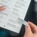 ETIQUETAS ADESIVAS PARA LAVANDERIA BRANCO OU