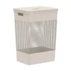 CESTO DE ROUPA C/ TAMPA 49L 450 BEGE GRID OU